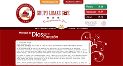 Desktop Screenshot of grupolomasgas.com